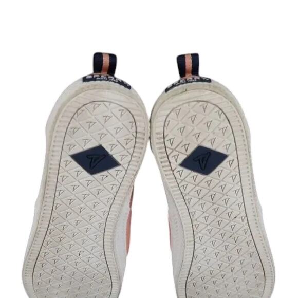 Sperry Shoes Womens 10 Sneakers Slip On Lifestyle Casual Lace Up Pink Preppy Low - Picture 9 of 12